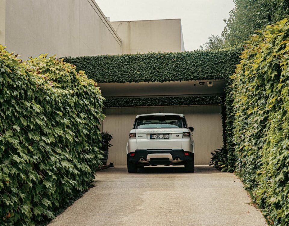 Car Parked in front of a Building