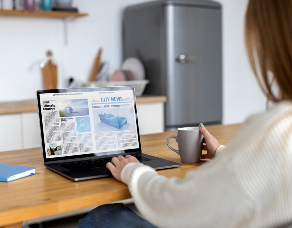 Como acompanhar notícias com segurança em casa