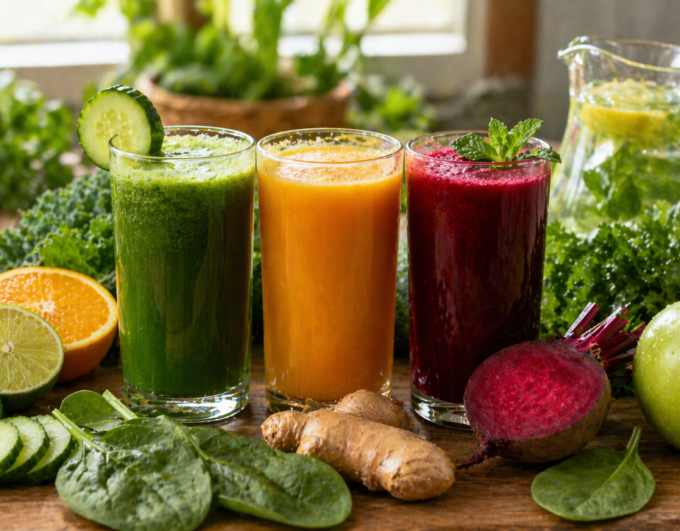 Rotina com sucos detox melhora bem-estar em casa